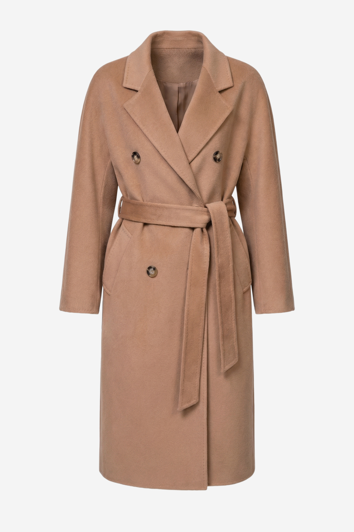картинка 22110.ACW.0016S пальто женское из шерсти и кашемира CAMEL от магазина Albana