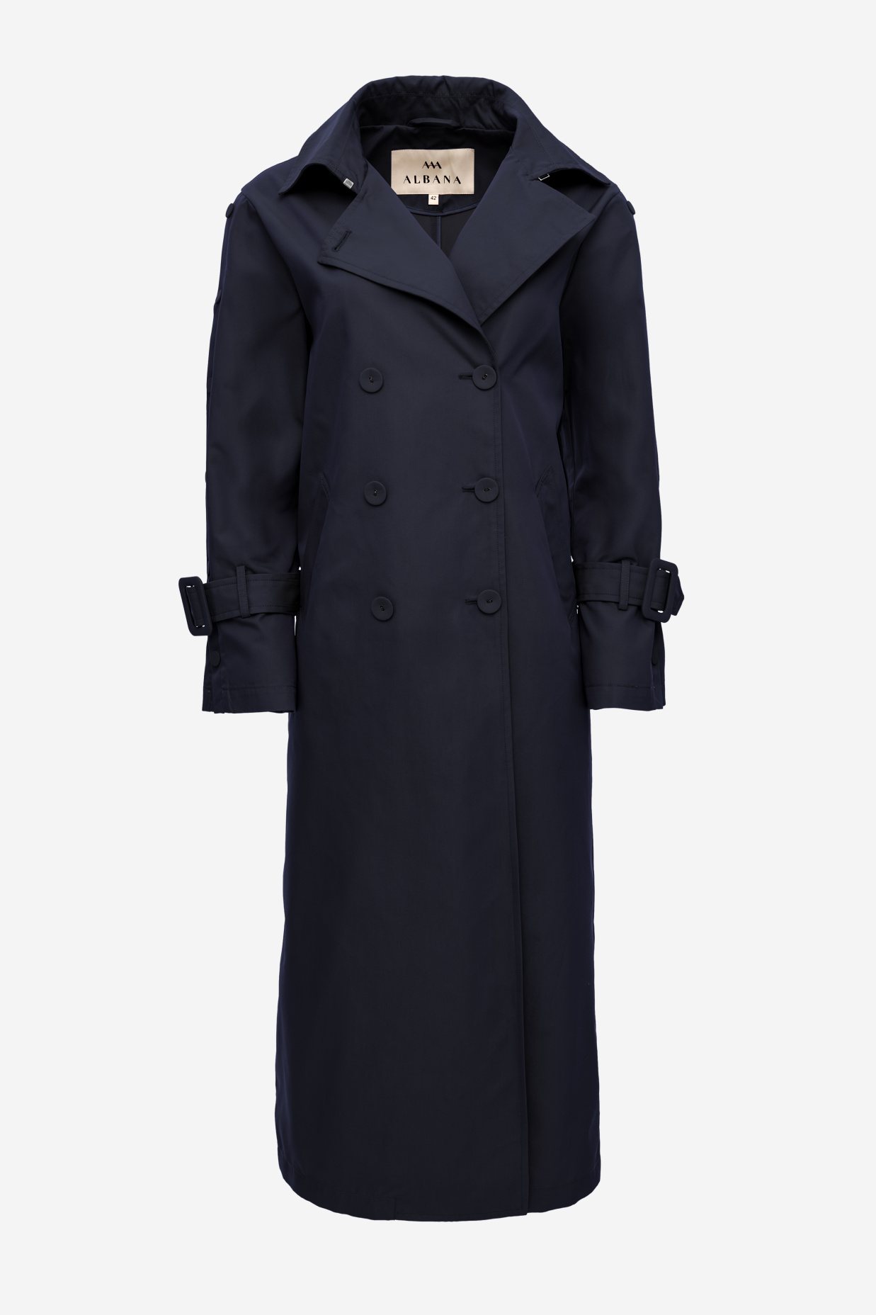 картинка 447.S25.005 плащ женский NAVY от магазина Albana