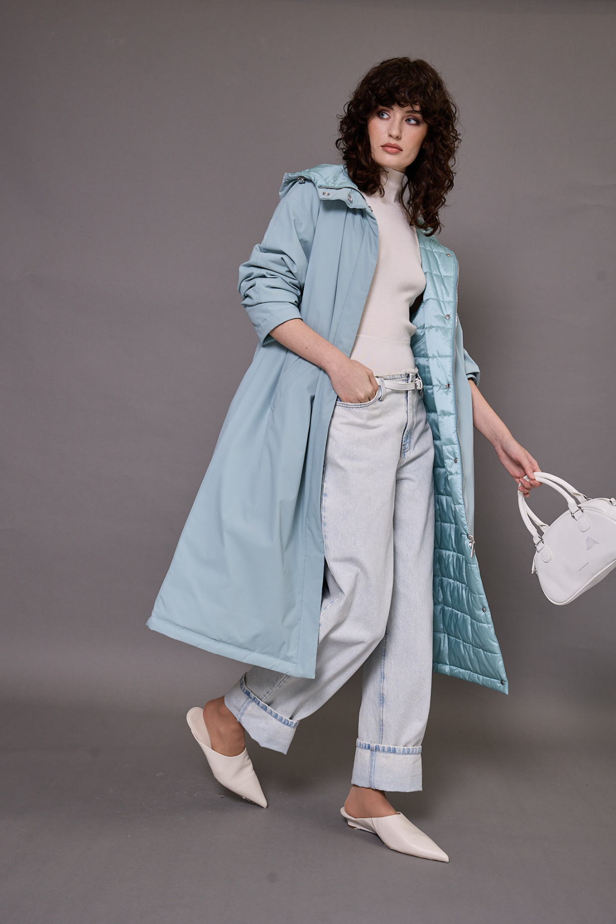 картинка 534.SS26.004 пальто женское MIST от магазина Albana