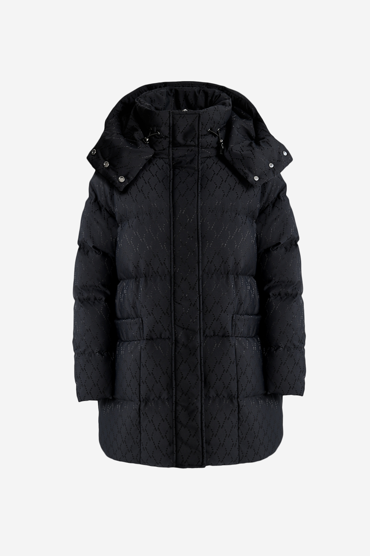 картинка 490.FW25.031 куртка женская LOGO NET BLACK от магазина Albana