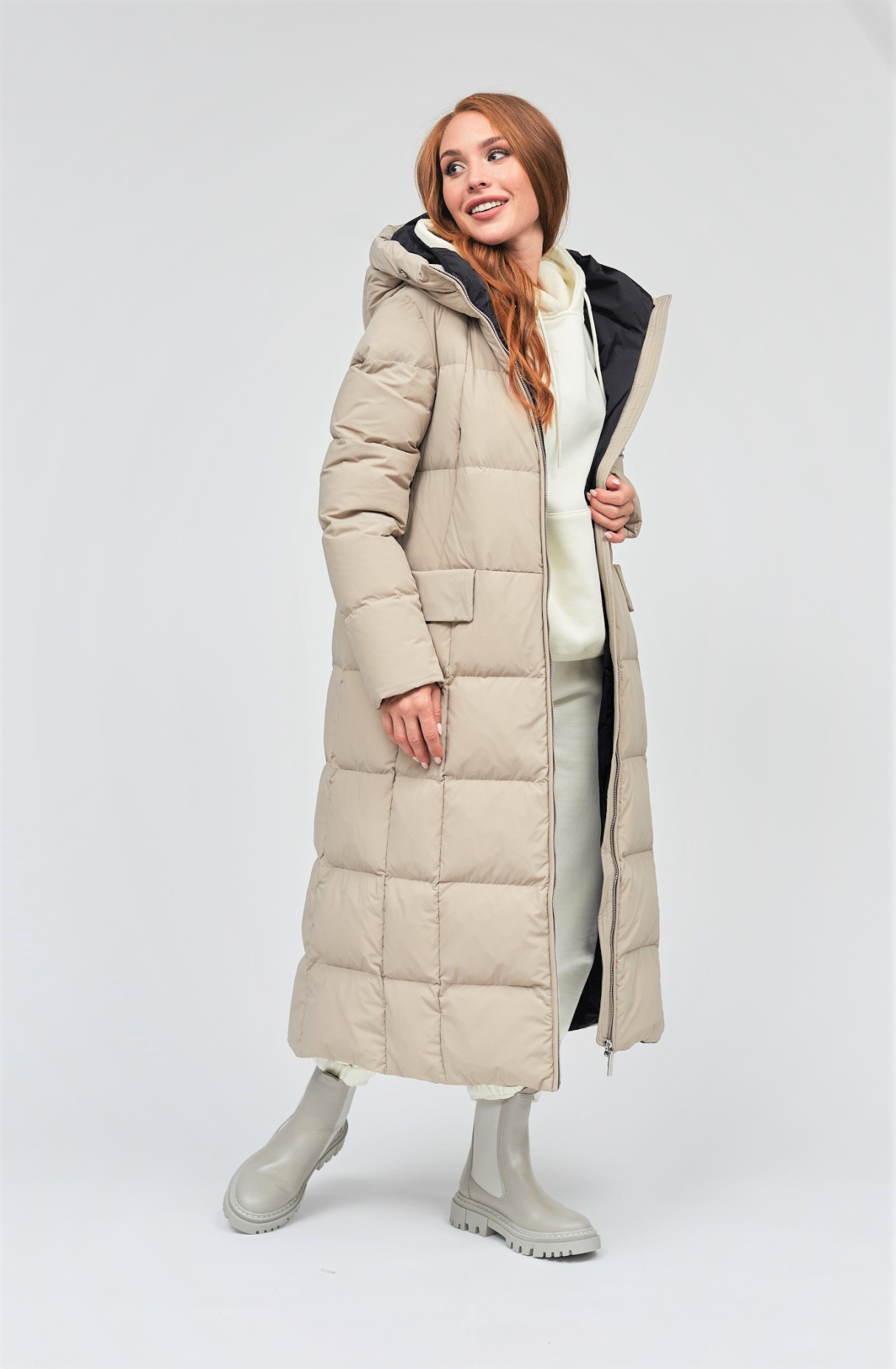 картинка 216.W22.016 пальто женское BEIGE от магазина Albana