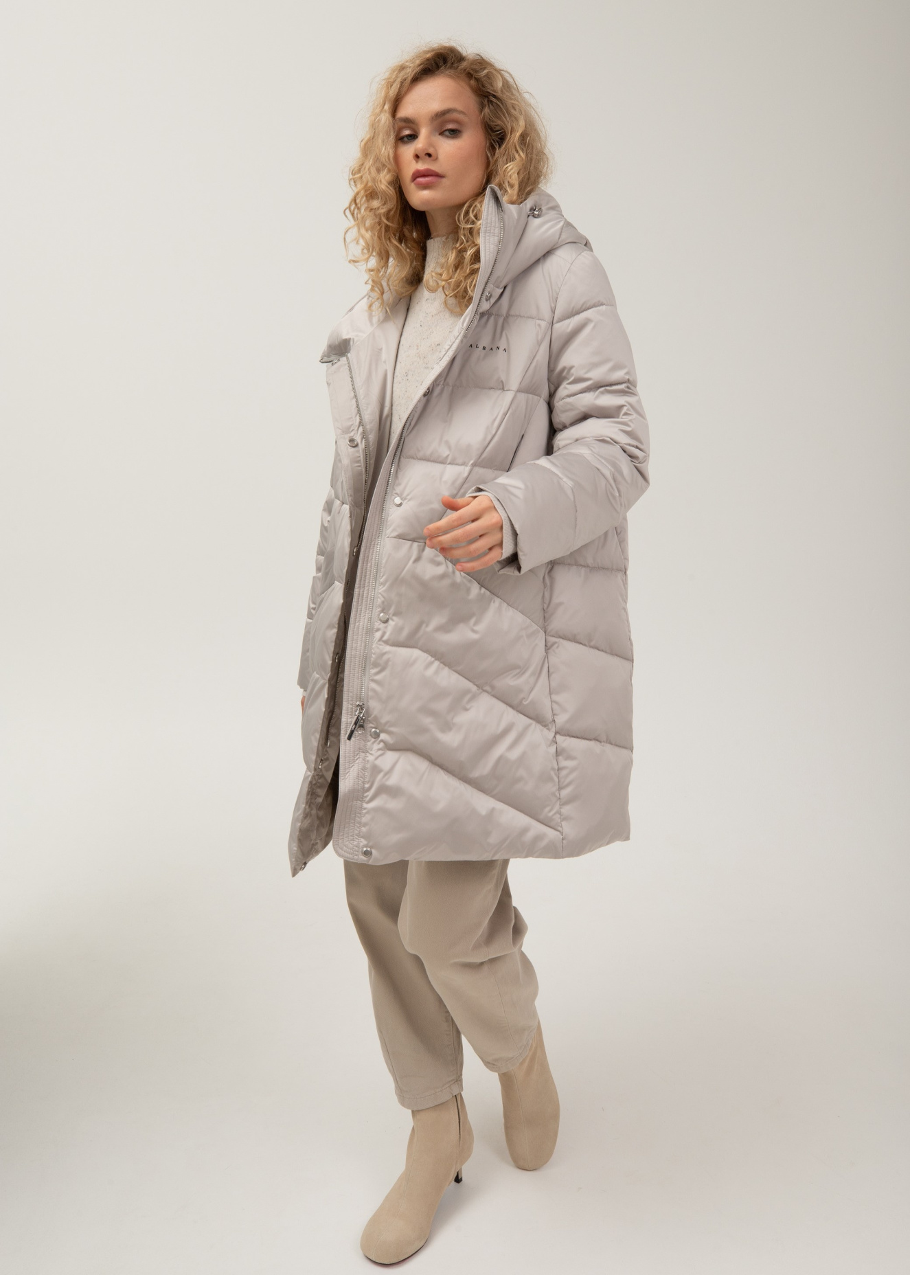 картинка 473.FW25.019S куртка женская SILVER от магазина Albana