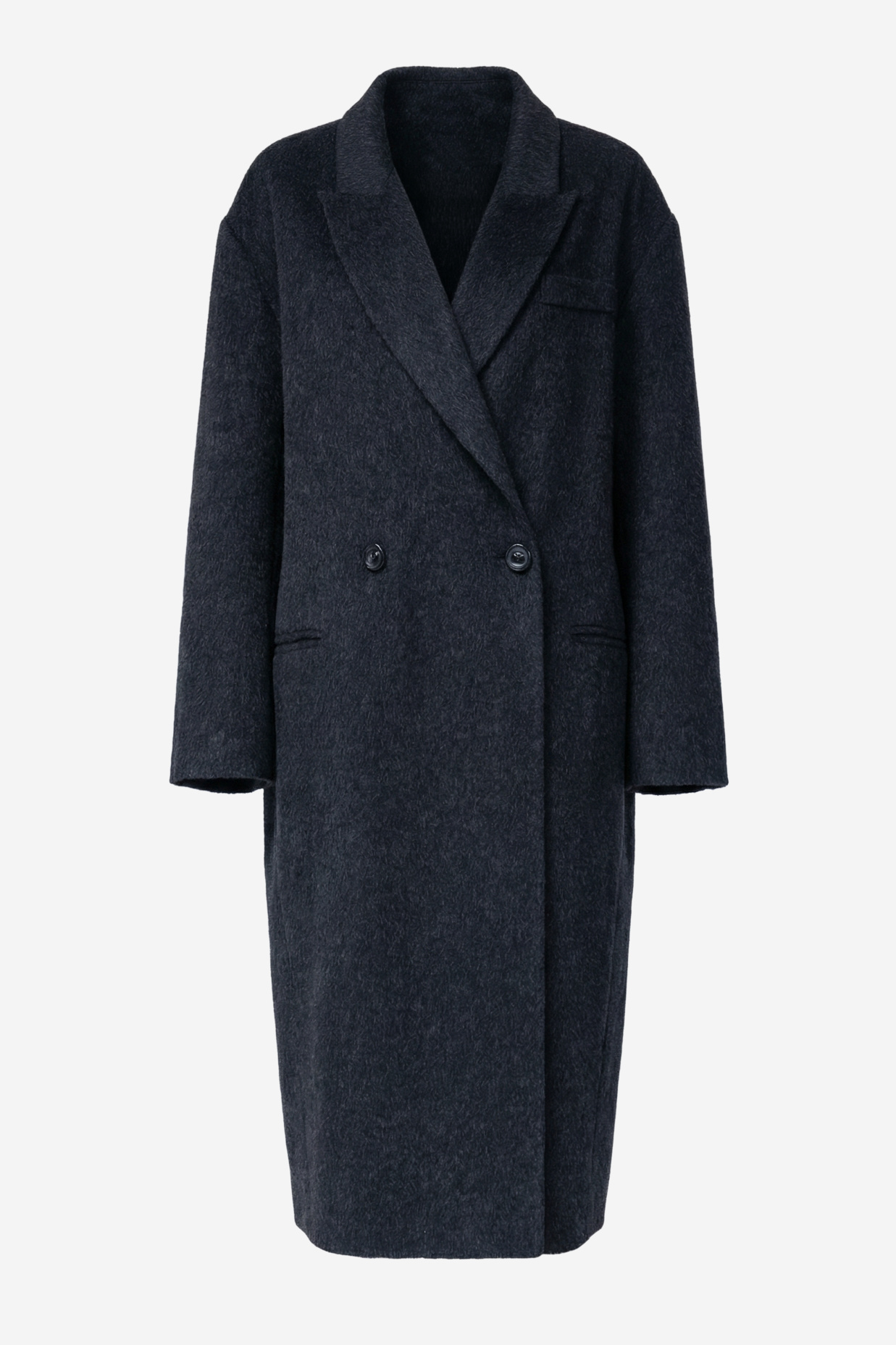 картинка 22113.ACW.0001S пальто женское из шерсти BLACK от магазина Albana