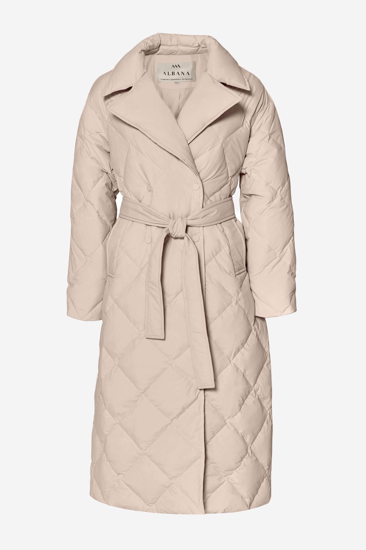 картинка 105.W24.016 пальто женское BEIGE  от магазина Albana