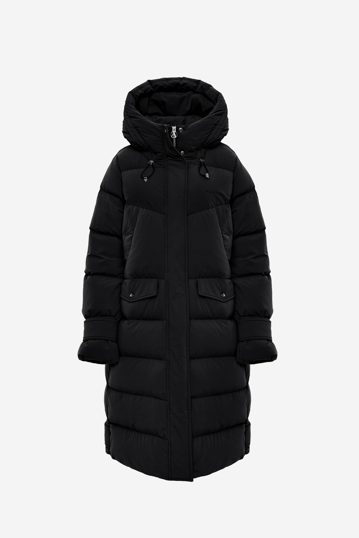 картинка 505.W25.001 пальто женское BLACK от магазина Albana