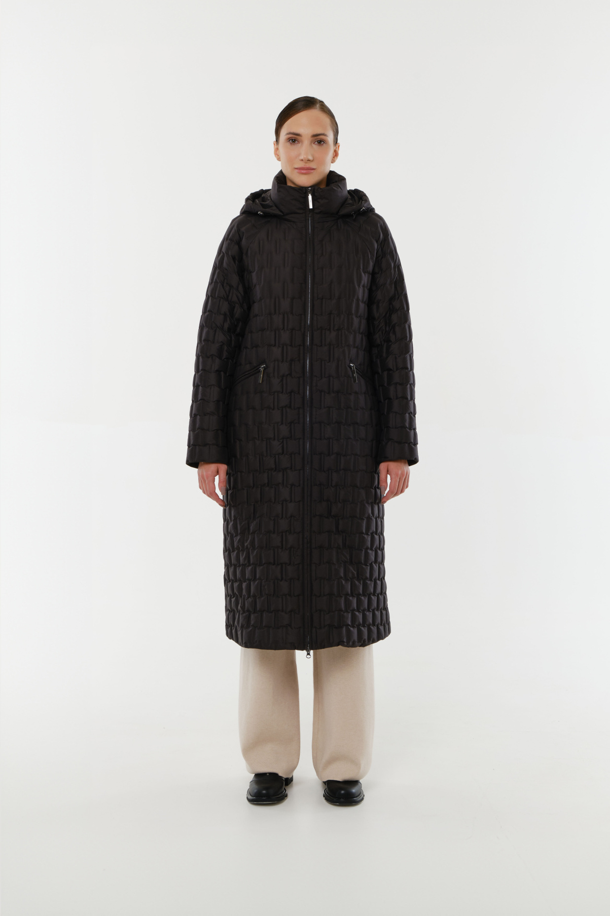 картинка 449.S25.001 пальто женское BLACK от магазина Albana