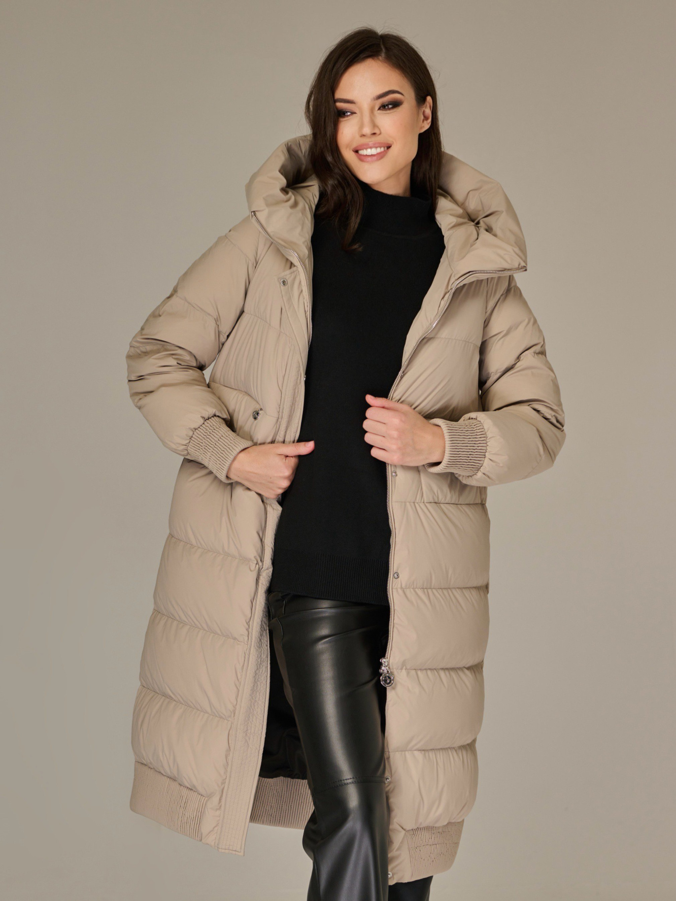 картинка 204.W23.016 пальто женское BEIGE  от магазина Albana