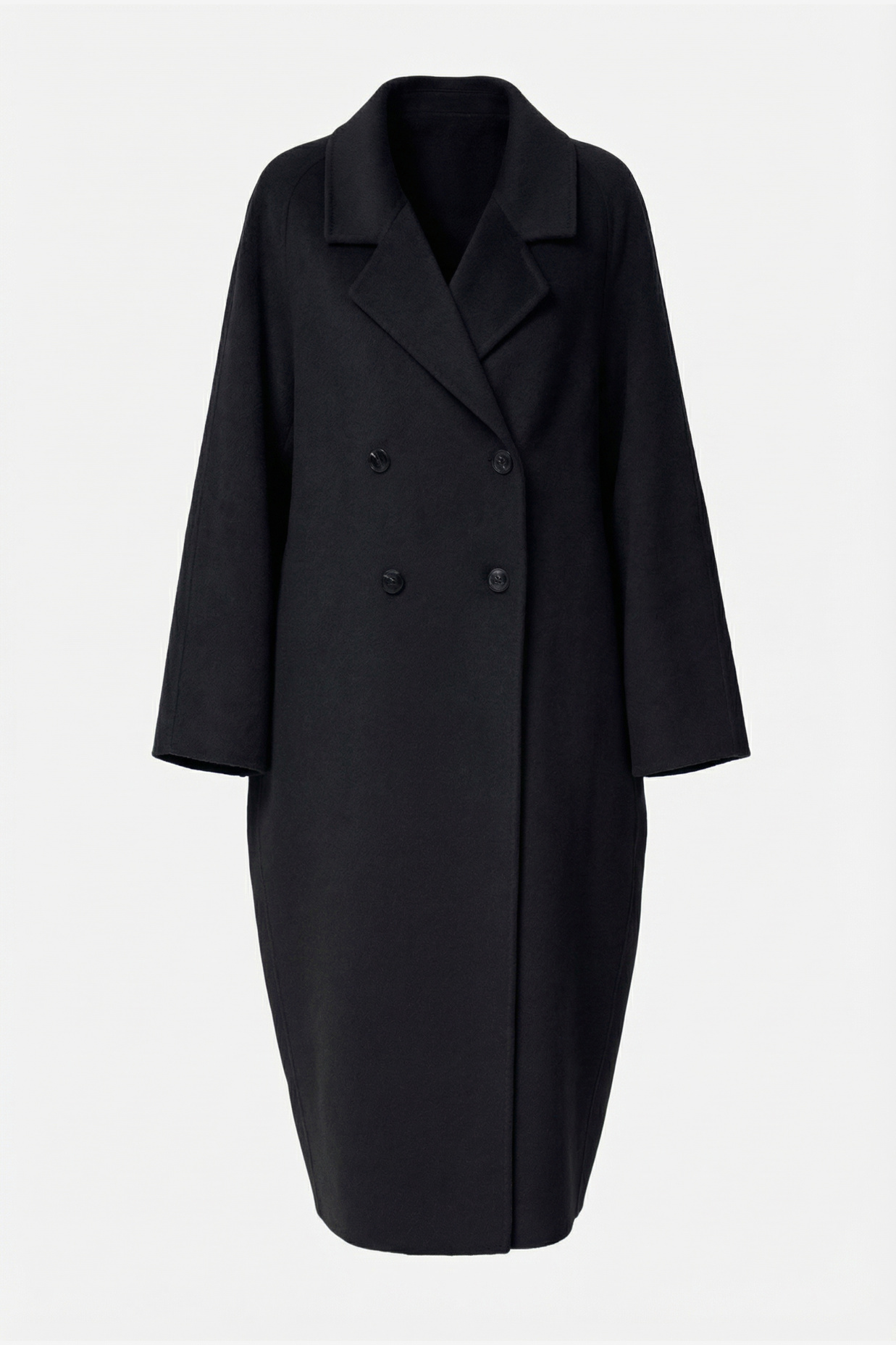 картинка 22111.ACW.0001S пальто женское из шерсти BLACK от магазина Albana