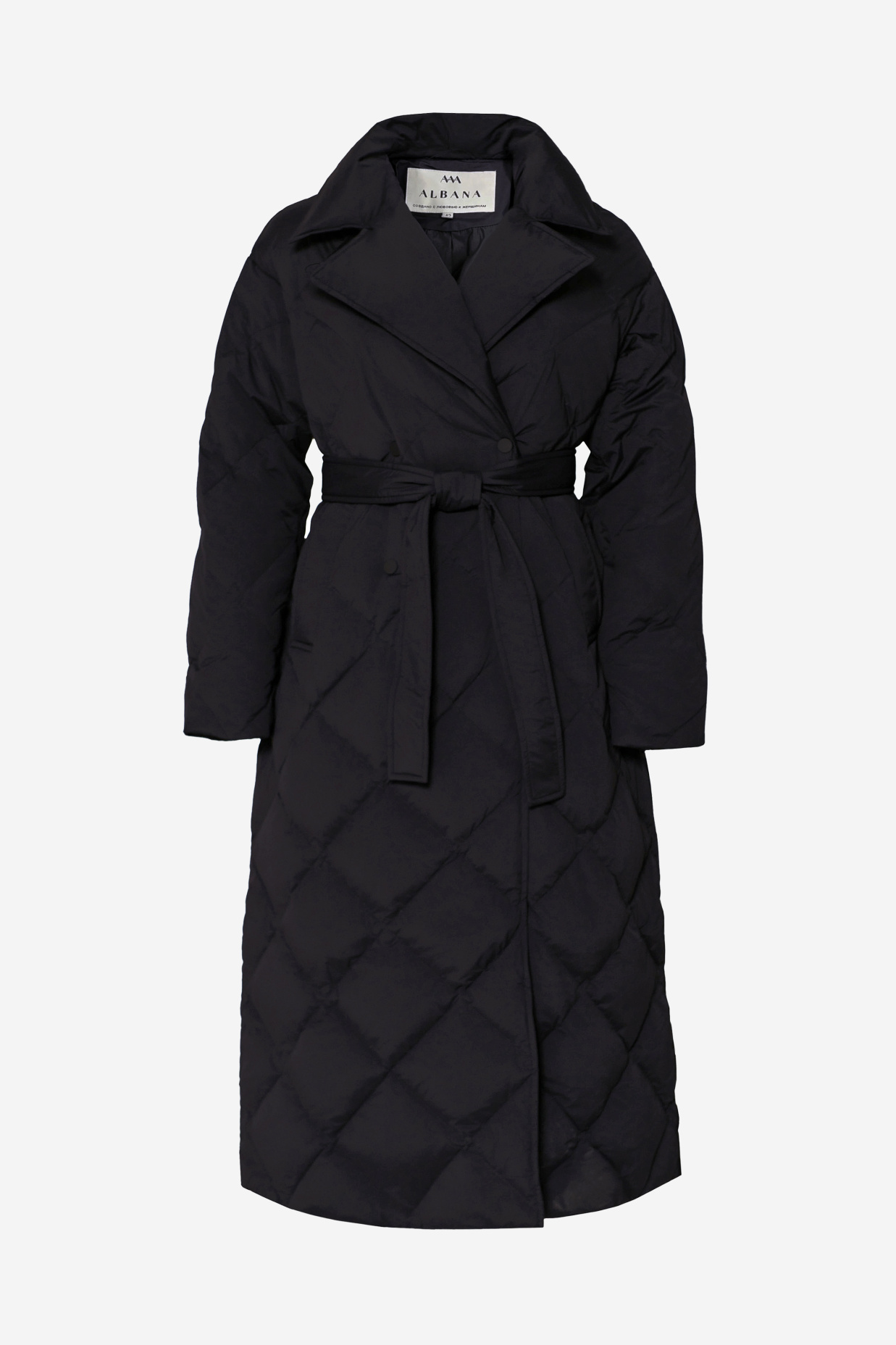 картинка 105.W24.001 пальто женское BLACK  от магазина Albana