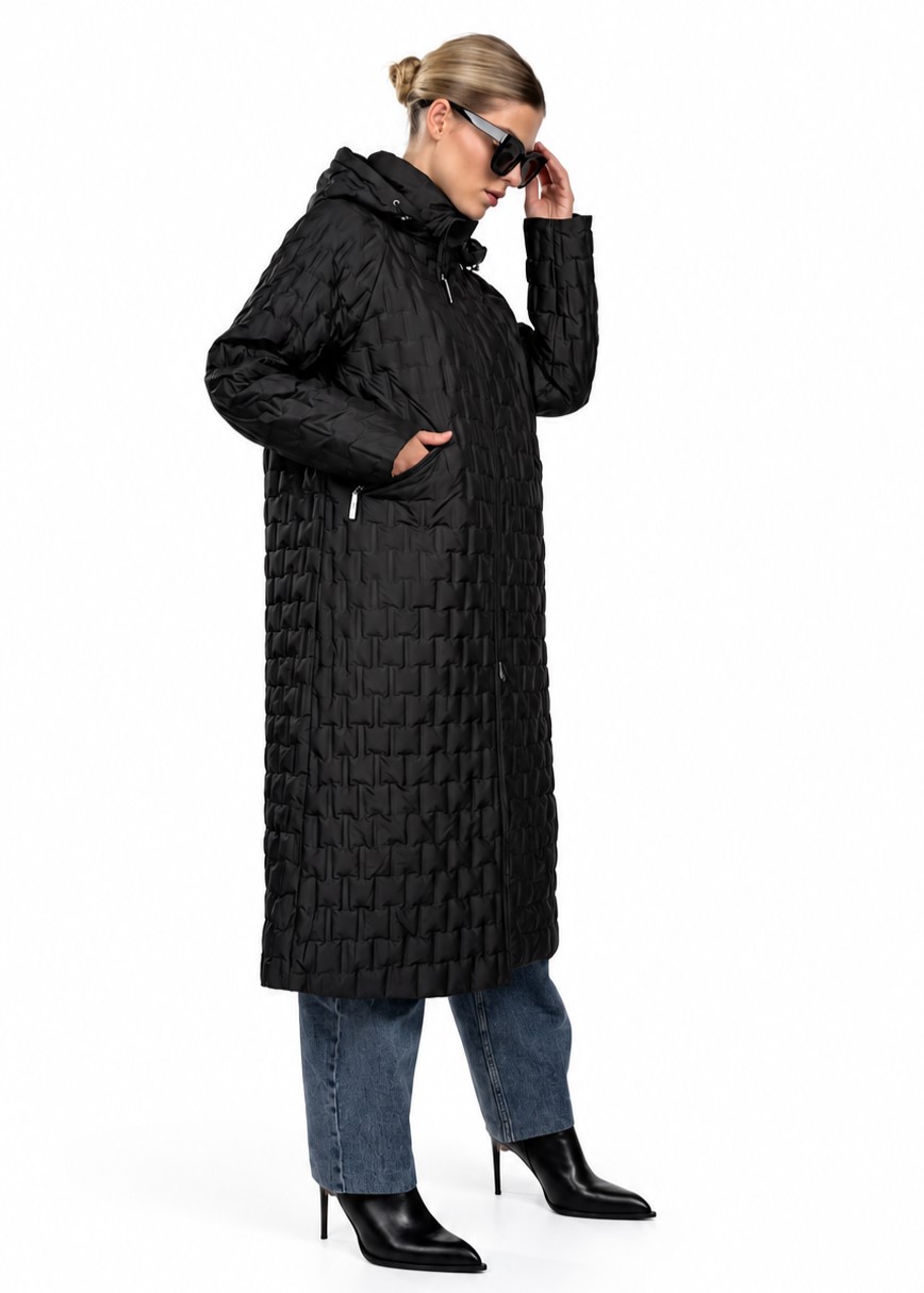 картинка 449.S25.001 пальто женское BLACK от магазина Albana