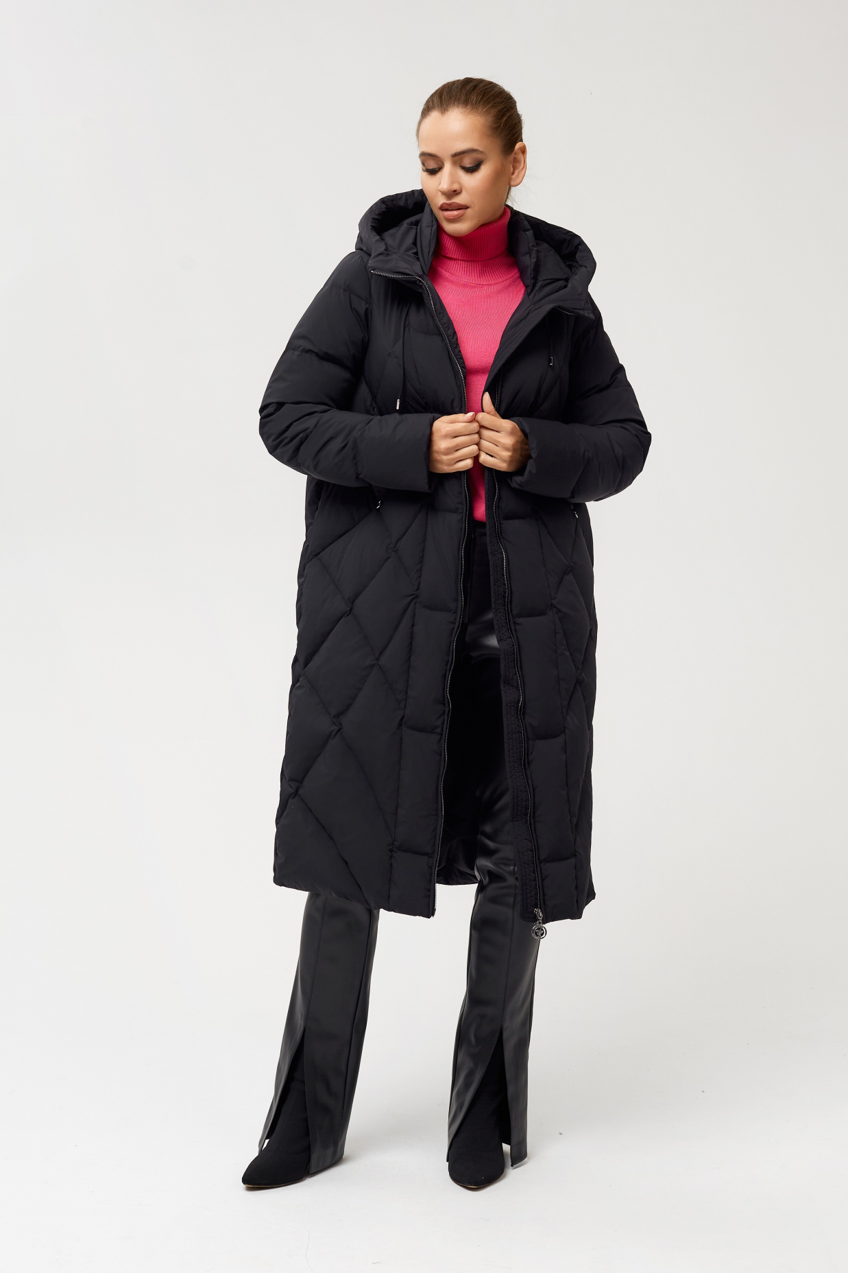картинка 235.W22.001 пальто женское BLACK от магазина Albana