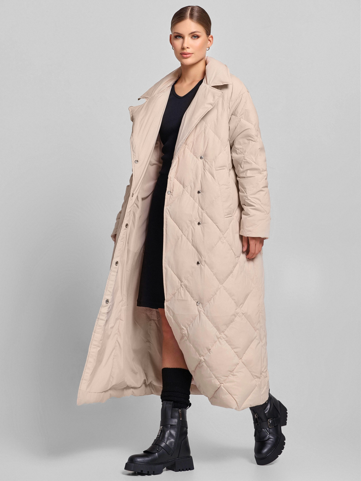 картинка 105.W24.016 пальто женское BEIGE  от магазина Albana