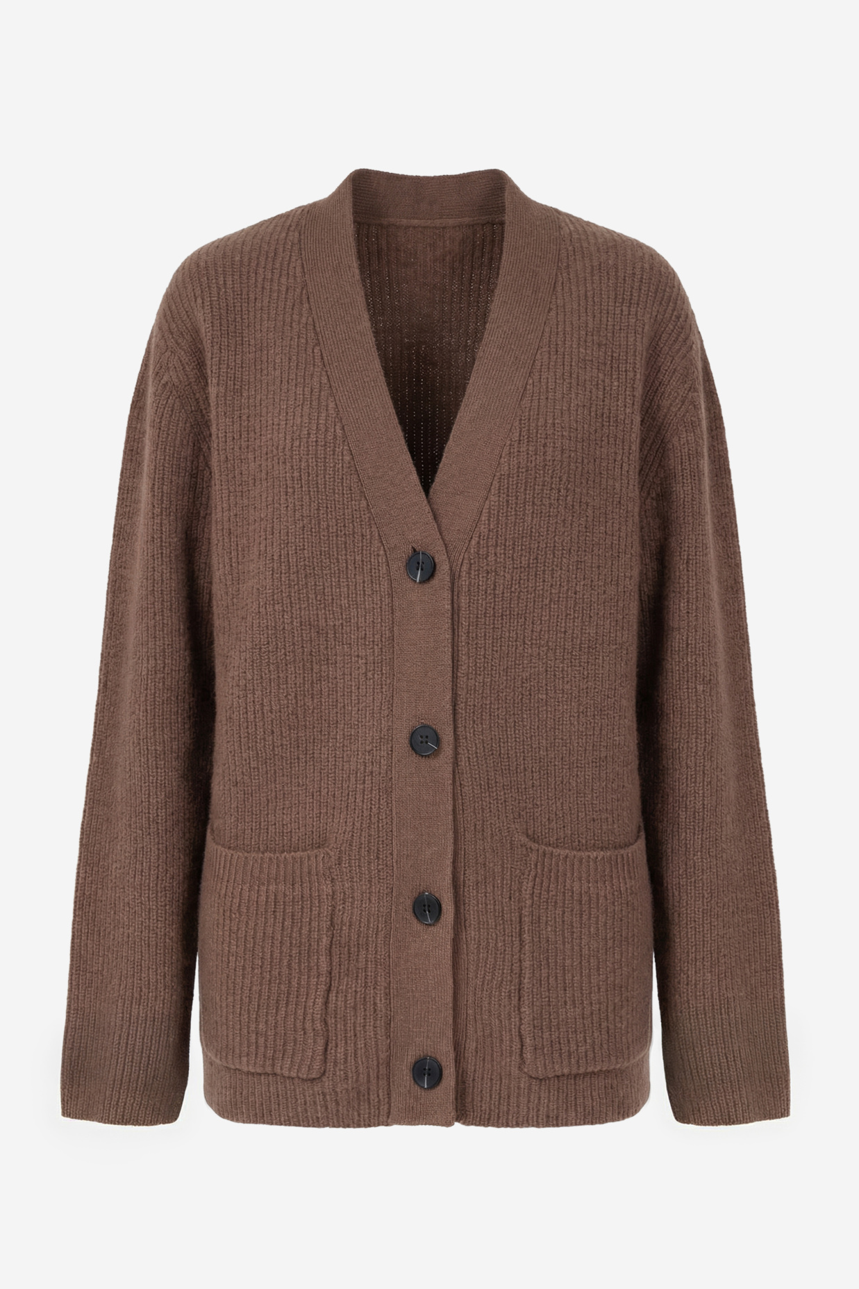 картинка 6102.ATW.0017S кардиган женский из шерсти BROWN от магазина Albana