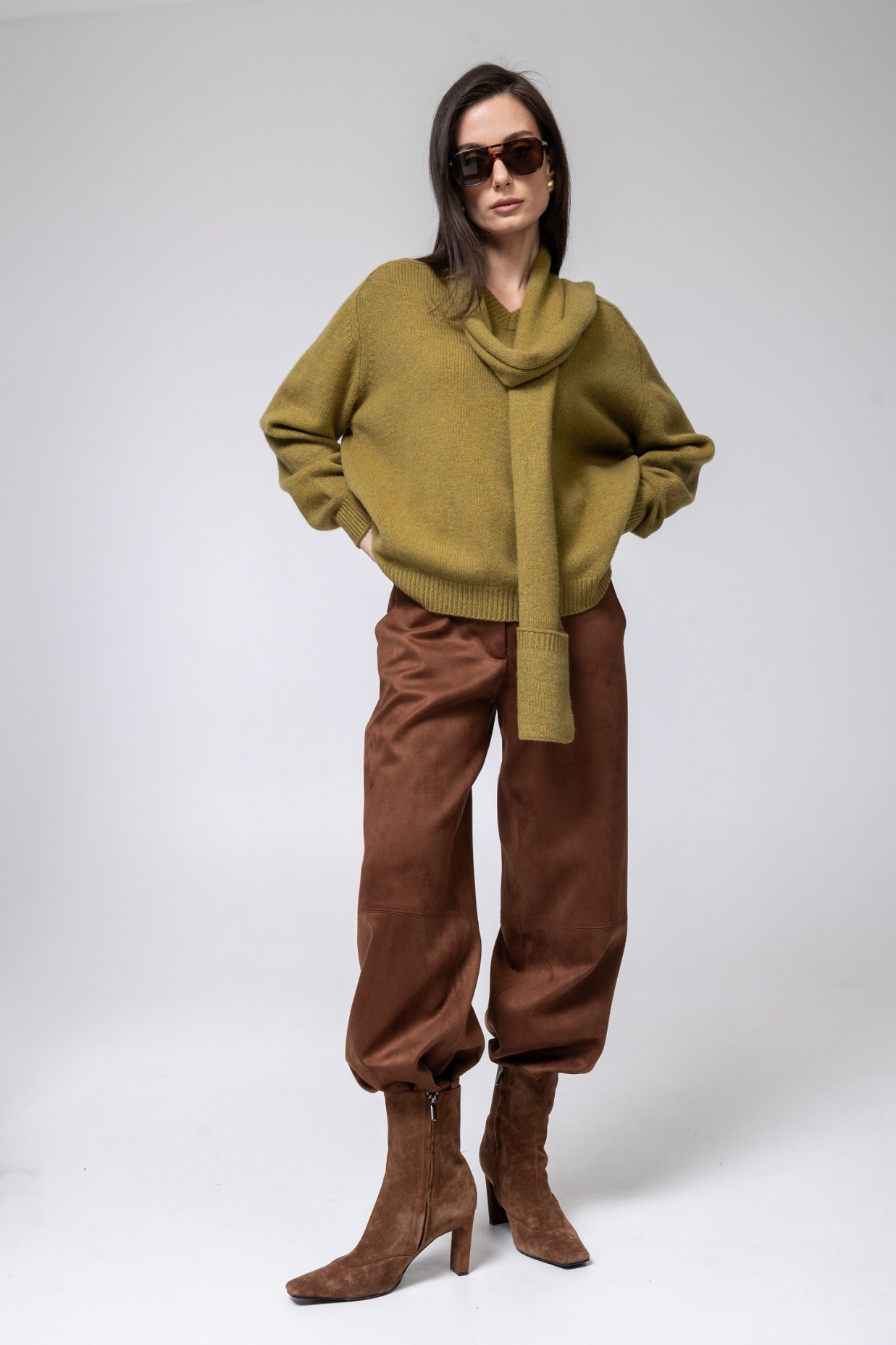 картинка 3104.ATW.0006S свитер женский из шерсти мериноса OHRA от магазина Albana