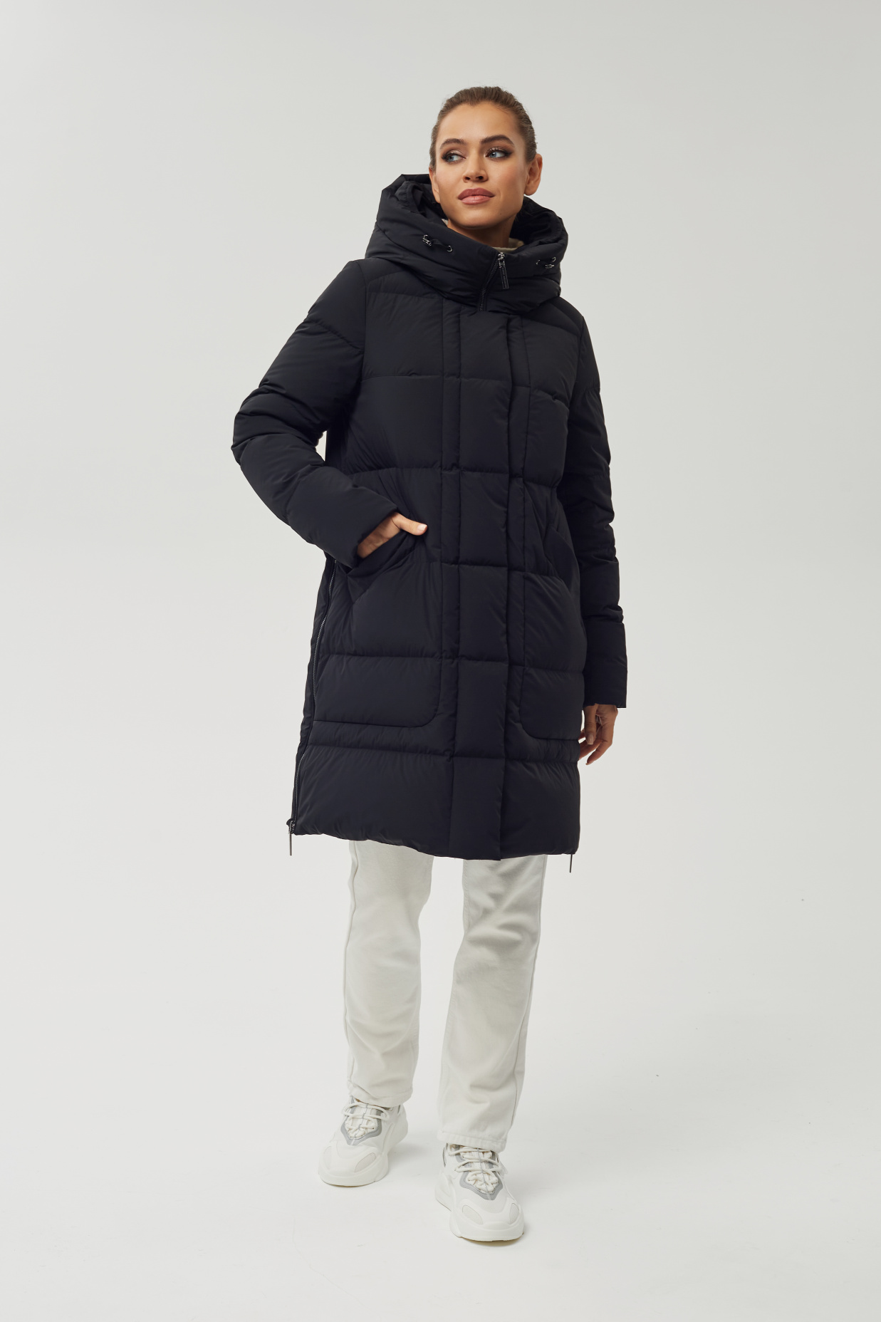 картинка 181.W22.001 пальто женское BLACK от магазина Albana