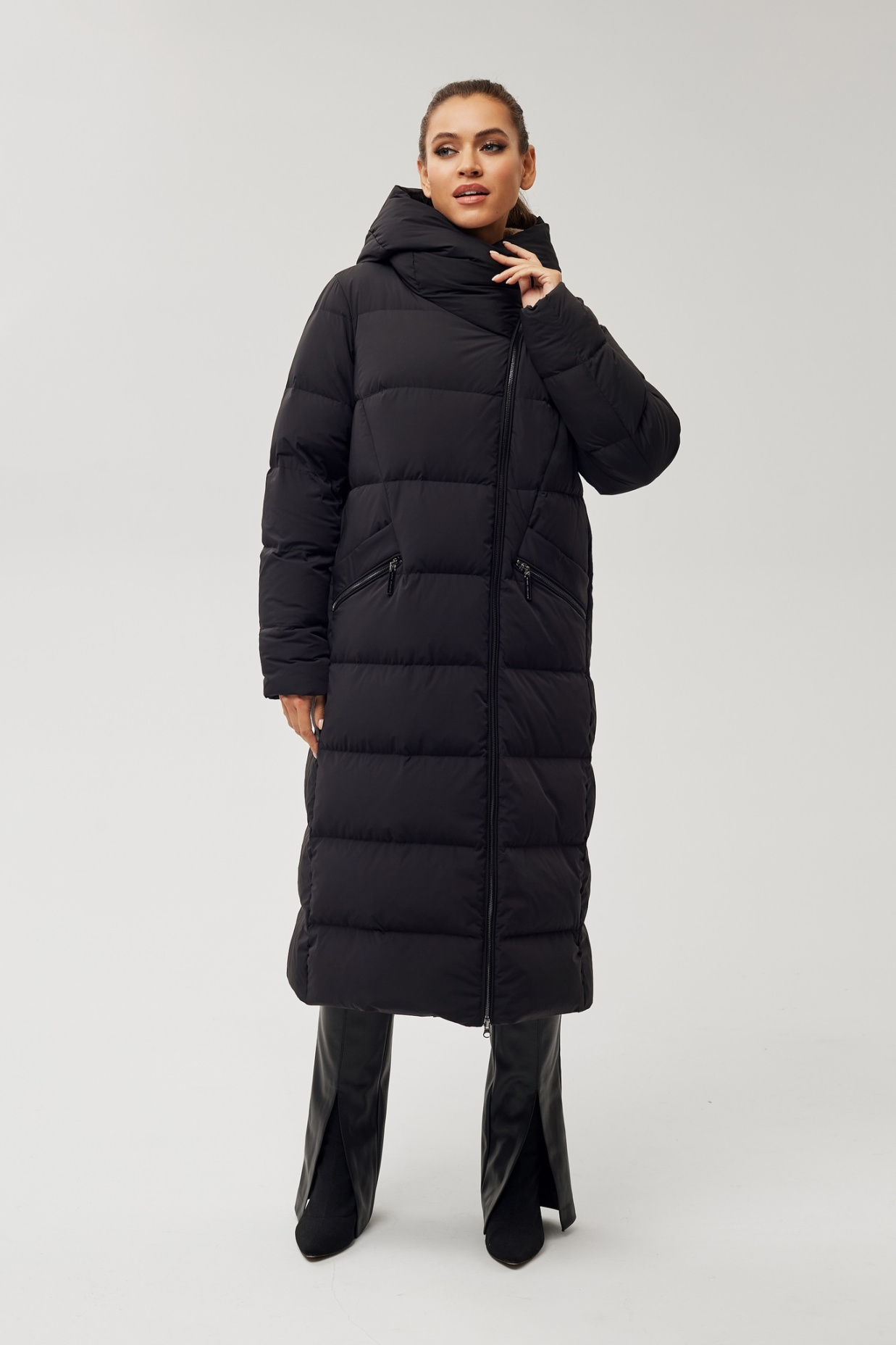 картинка 205.W22.001 пальто женское BLACK  от магазина Albana