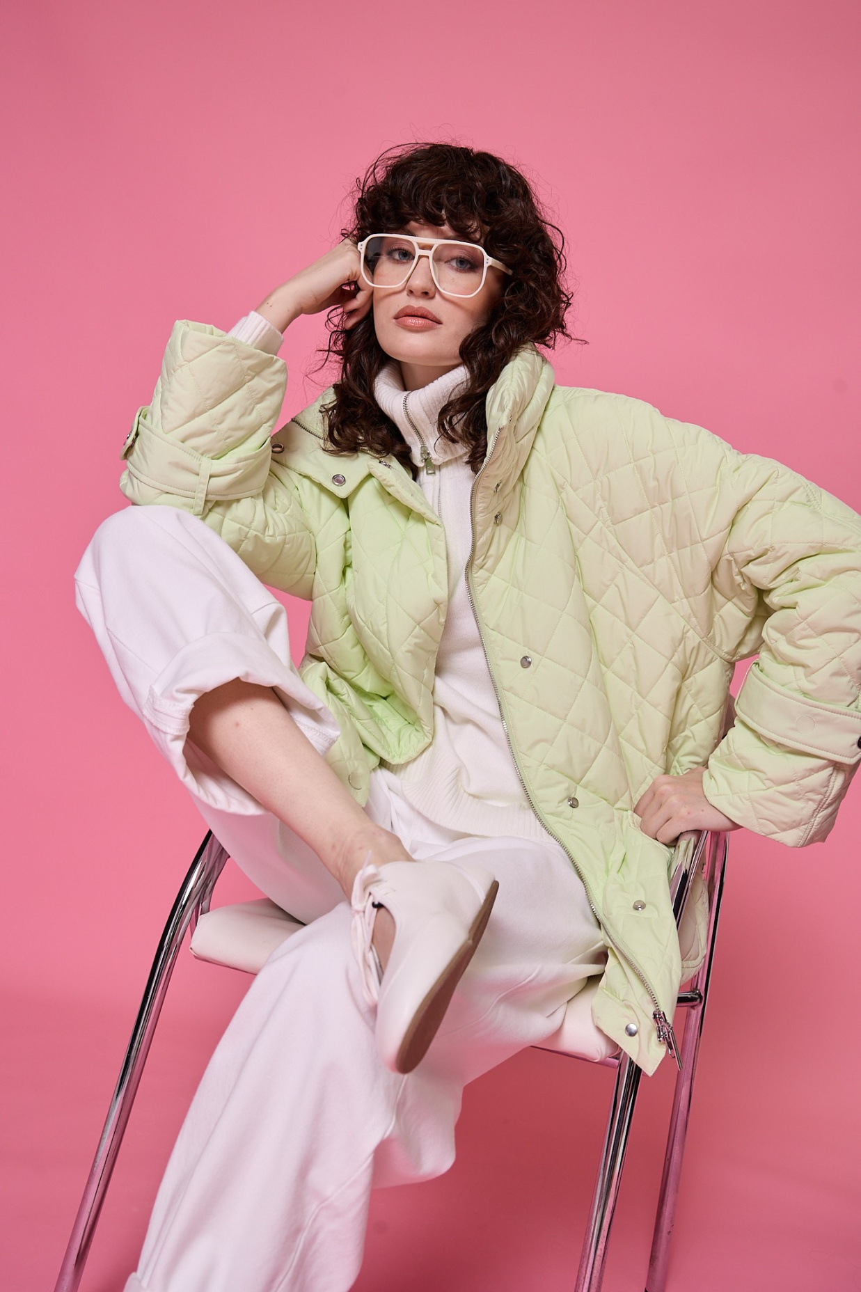 картинка 522.SS26.006 куртка женская LIME от магазина Albana