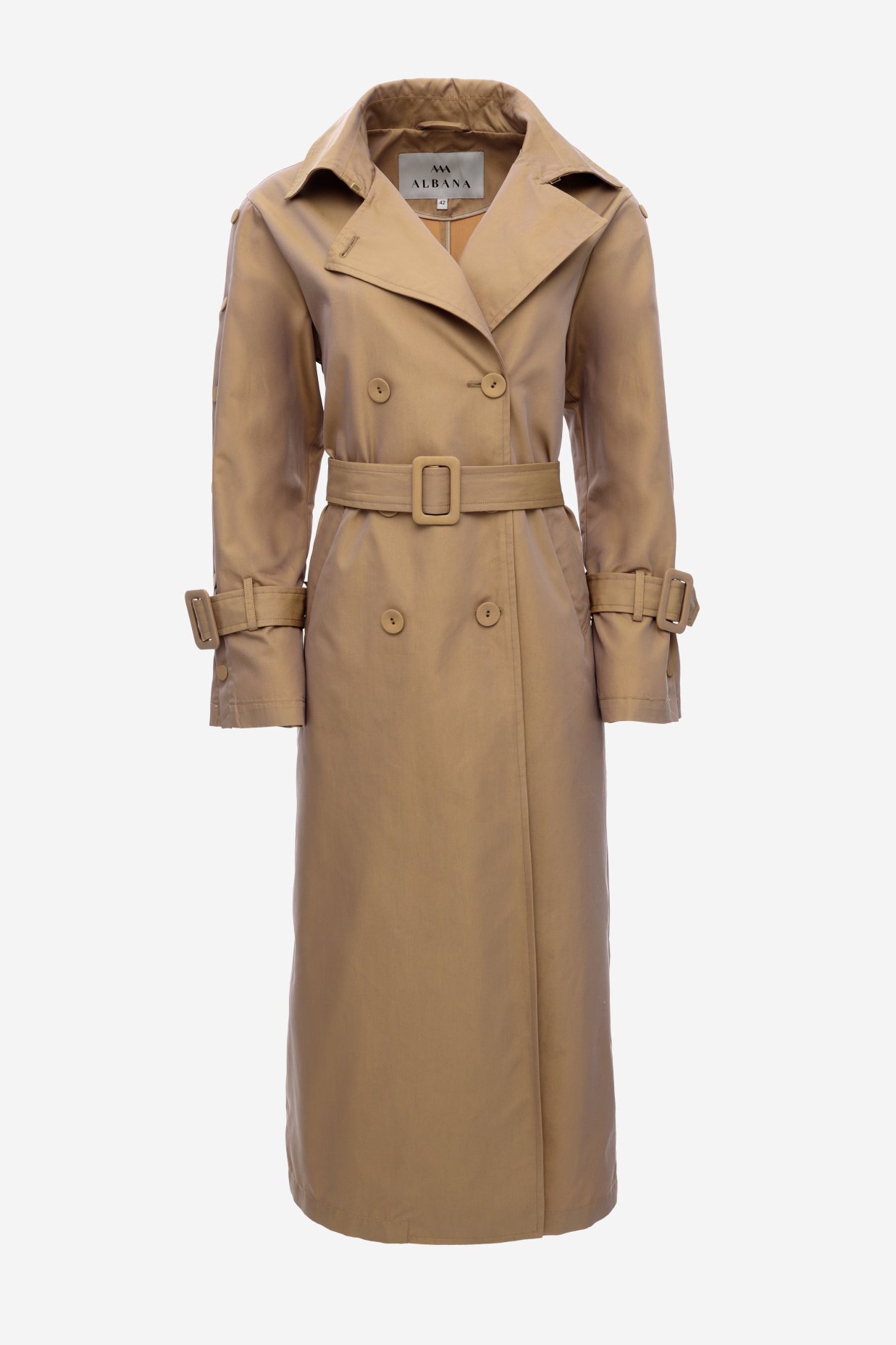 картинка 447.S25.016 плащ женский BEIGE от магазина Albana