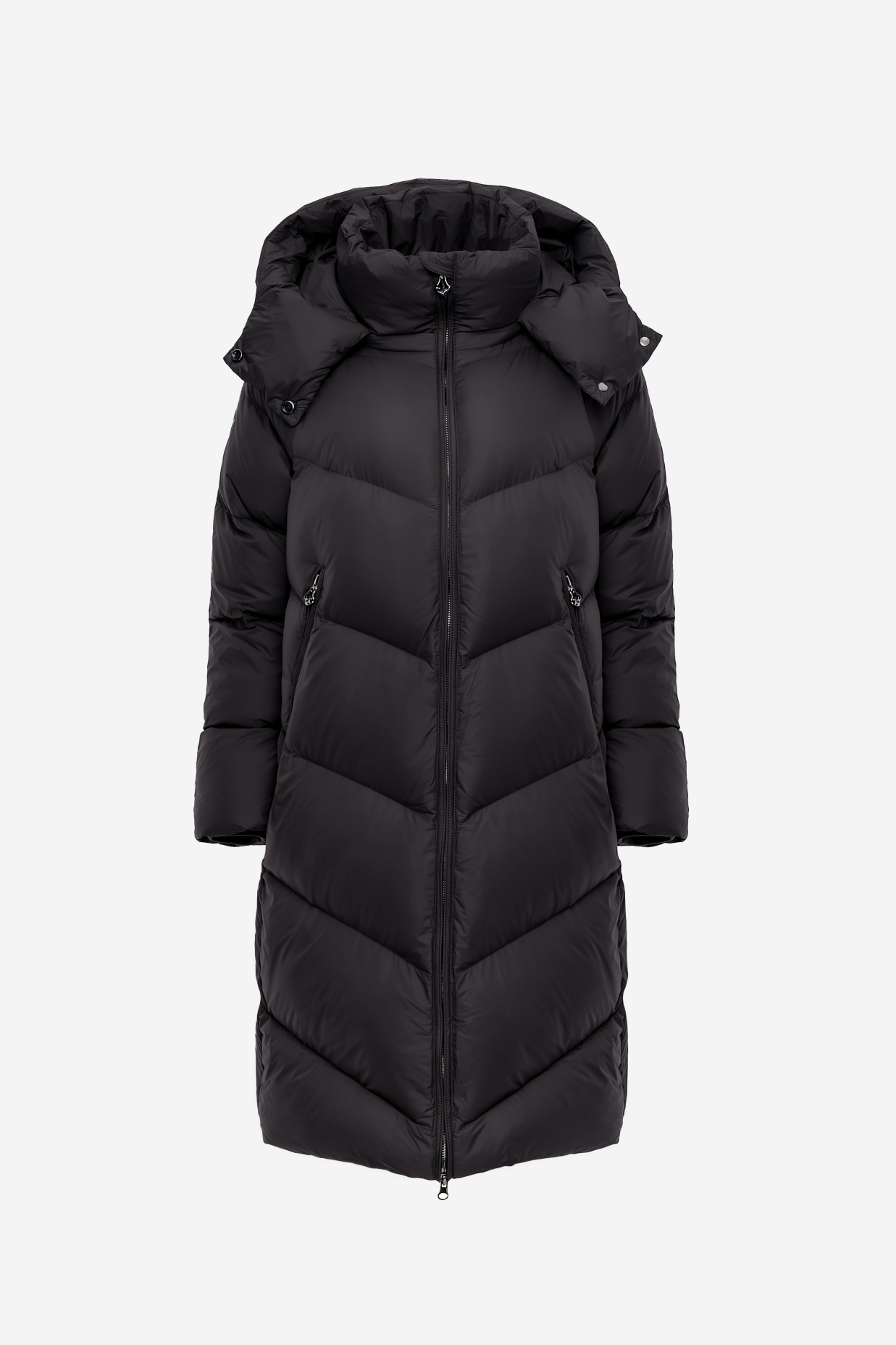 картинка 464.W25.001 пальто женское BLACK от магазина Albana
