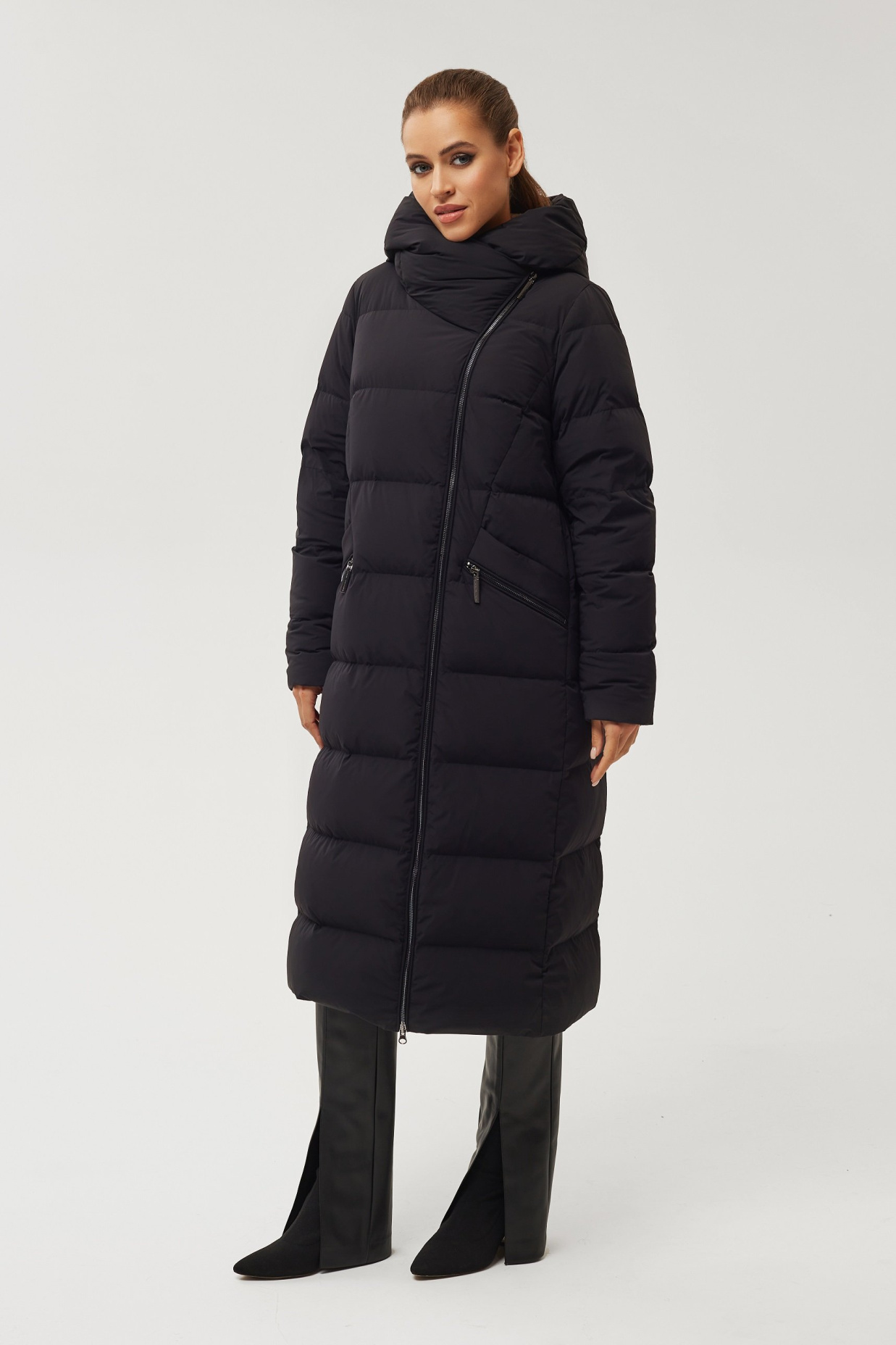 картинка 205.W23.001 пальто женское BLACK  от магазина Albana