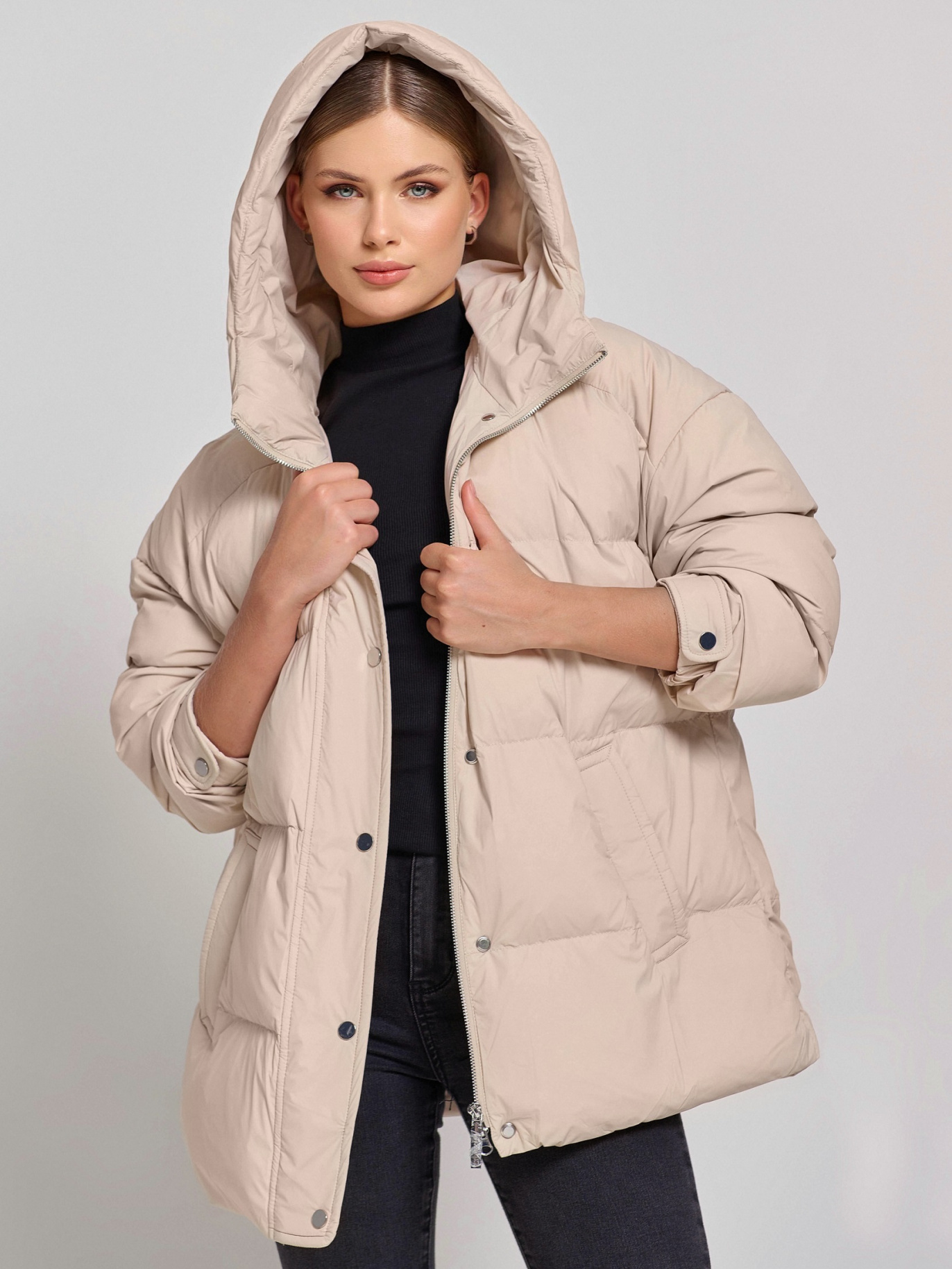 картинка 132.W24.016 куртка женская BEIGE  от магазина Albana