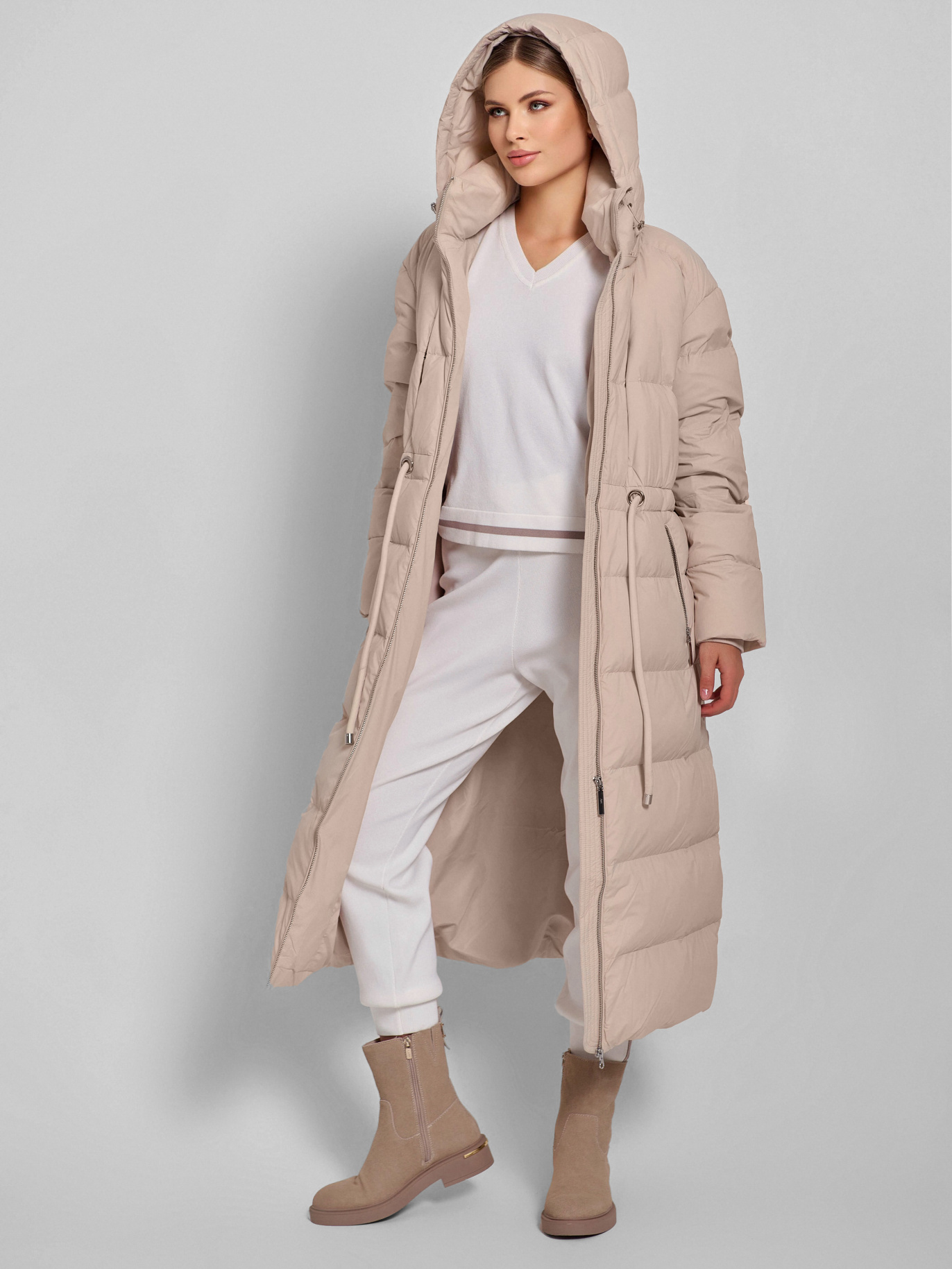картинка 118.W24.016 пальто женское BEIGE  от магазина Albana