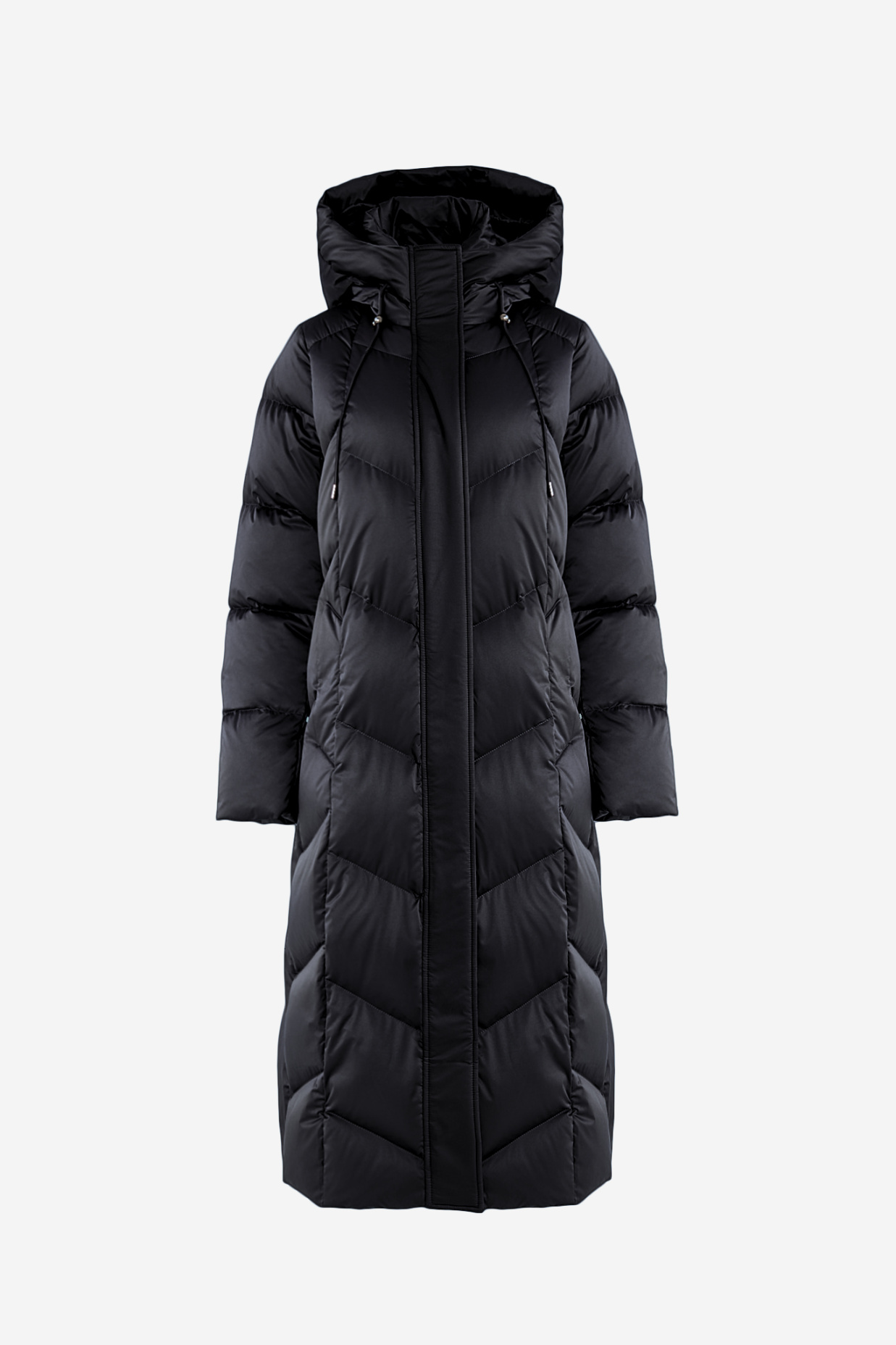 картинка 492.W25.001 пальто женское BLACK от магазина Albana