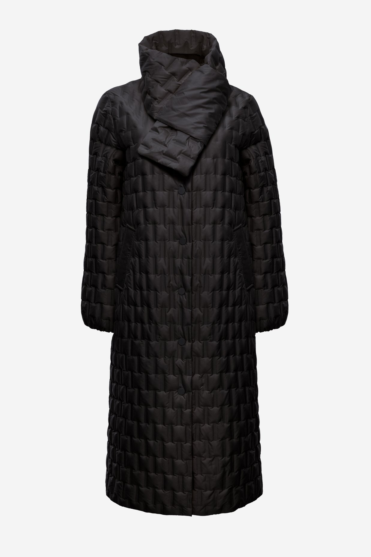 картинка 448.S25.001 пальто женское BLACK от магазина Albana