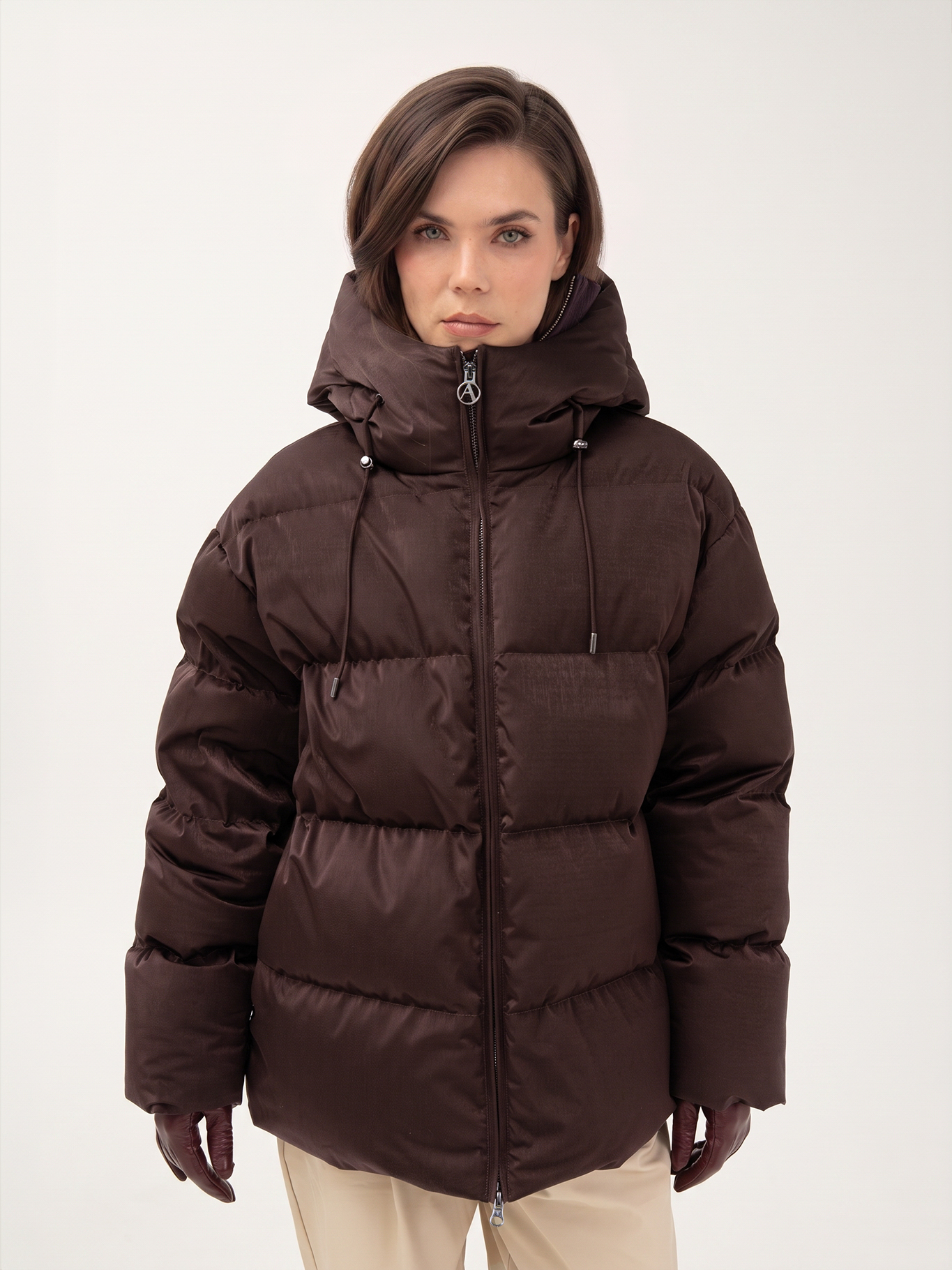 картинка 577.FWAA.027 куртка женская BROWN от магазина Albana