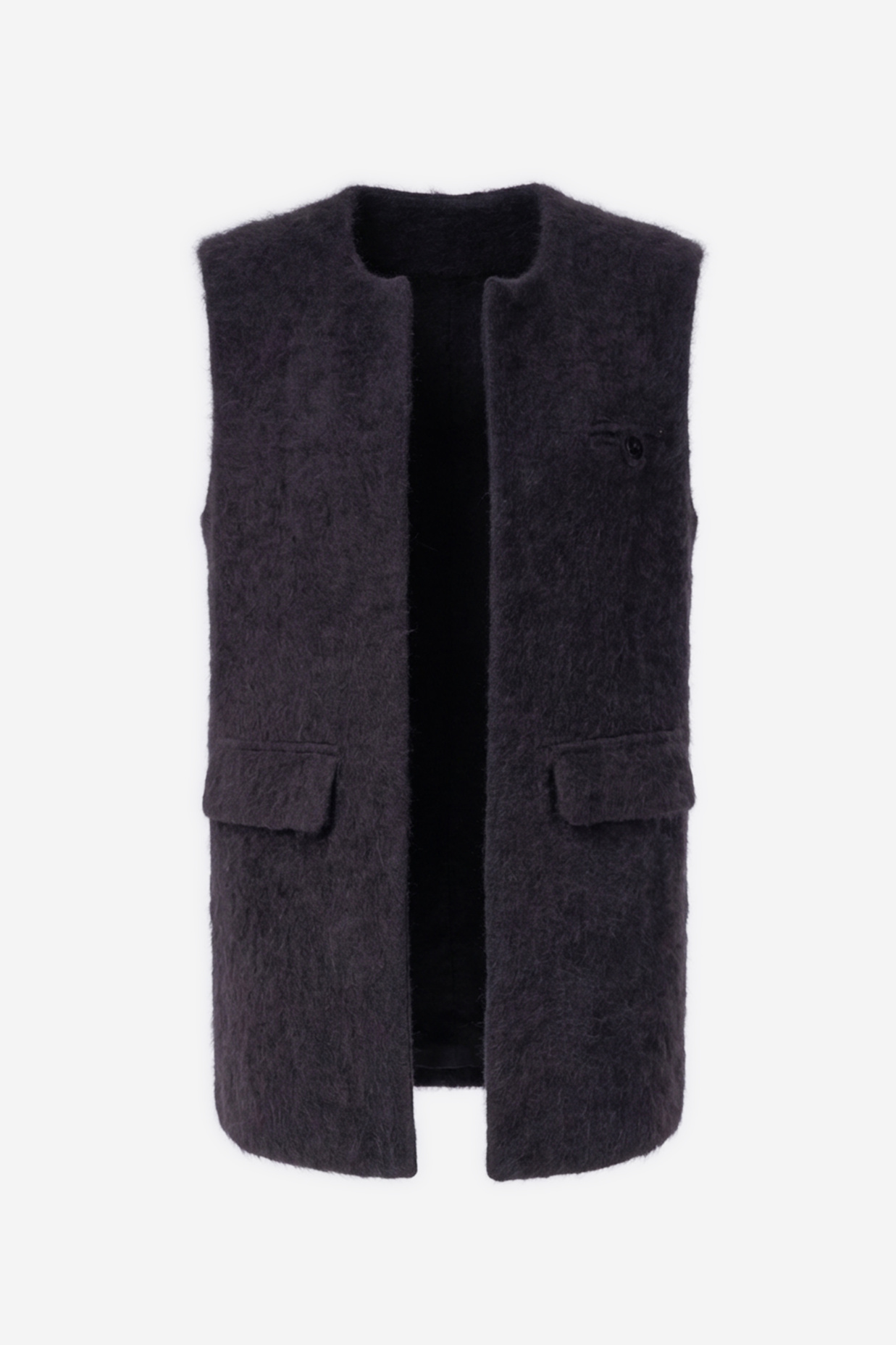 картинка 22201.AWW.0013S жилет женские из шерсти и шелка GRAY от магазина Albana