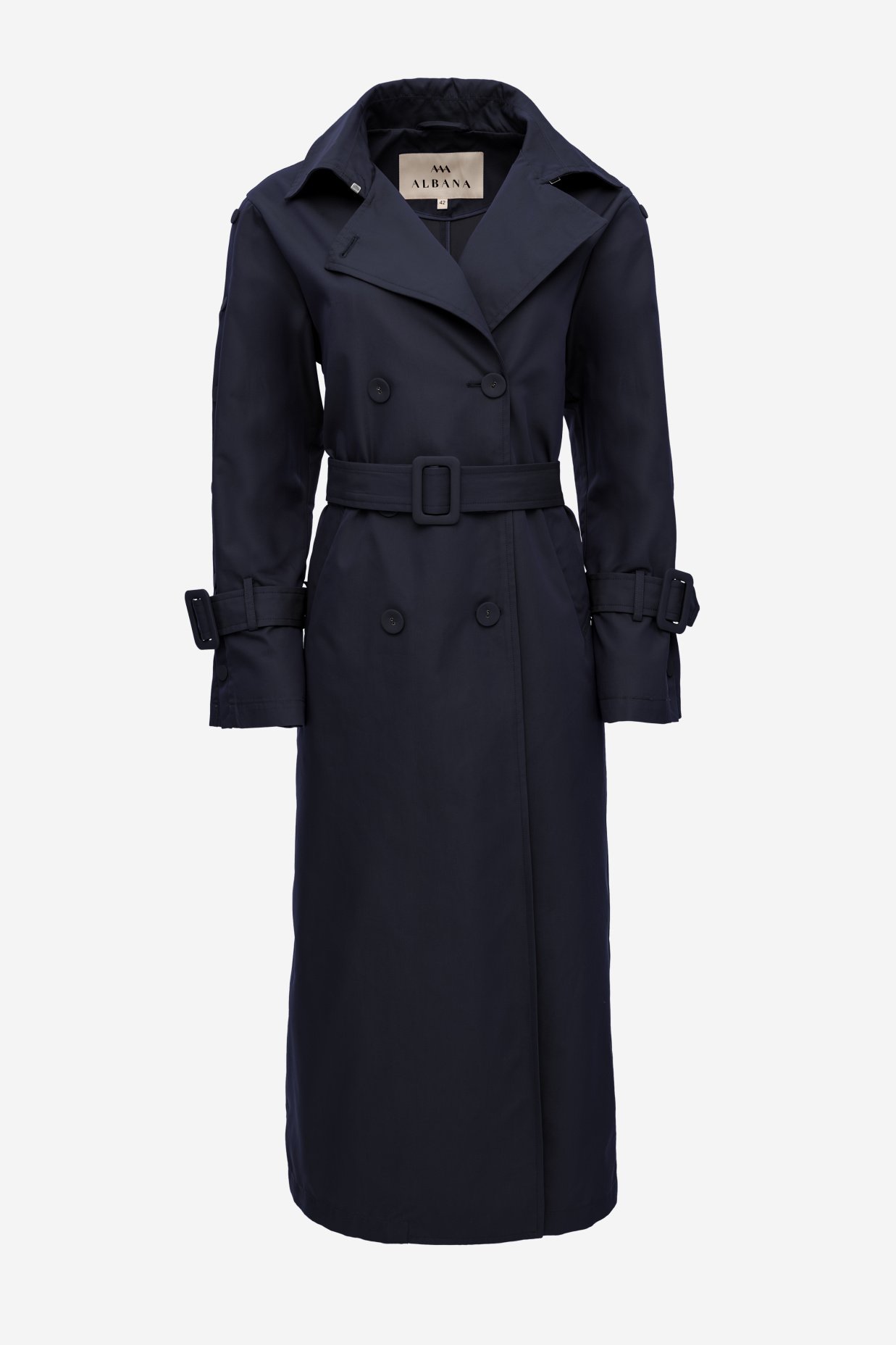 картинка 447.S25.005 плащ женский NAVY от магазина Albana