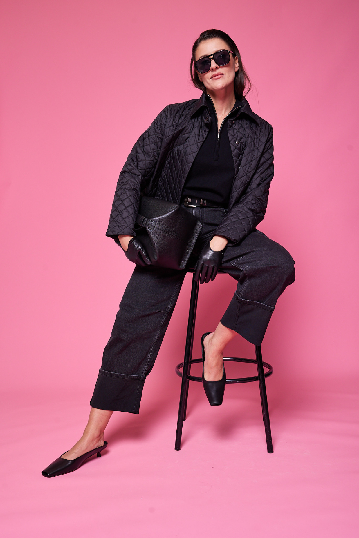 картинка 525.SS26.001 куртка женская BLACK от магазина Albana